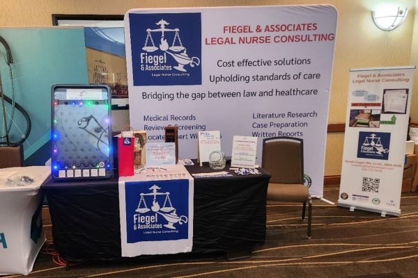 Plenty of giveaways at the Tennessee Bar Association Health Law Forum.  Fiegel & Associates stocked their booth very well!